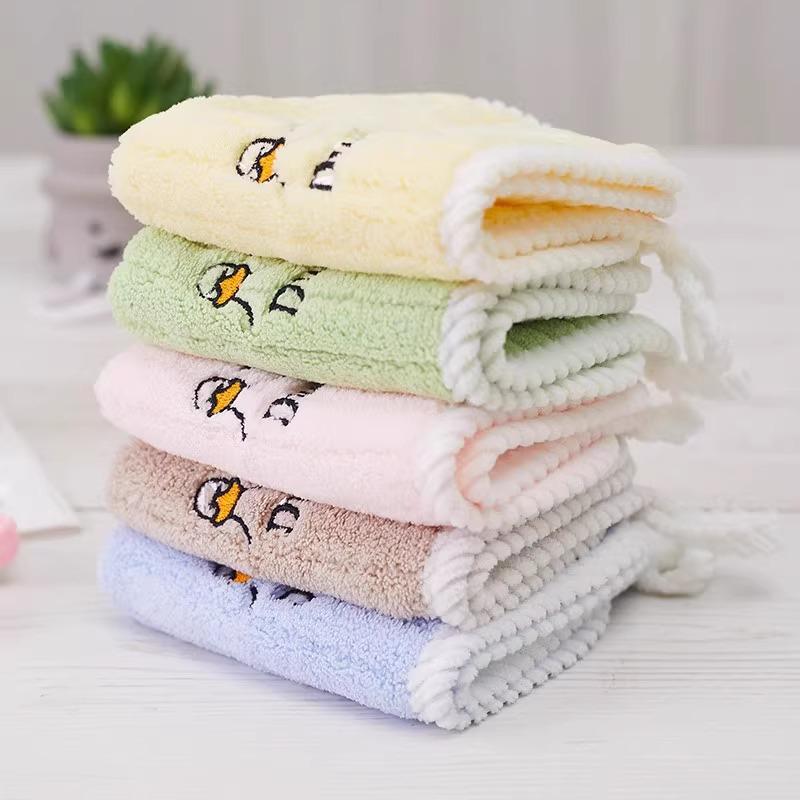 Kids' Soft Absorbent Cotton Face Towel for All Seasons