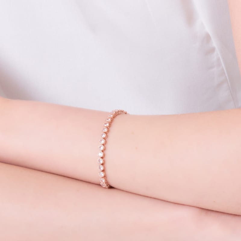צמיד טניס קלאסי נוצץ ELLE Jewelry ELBRBB105