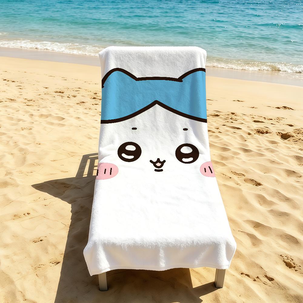 Meme Cute Cartoon C-Chiikawa-ES Towel For Outdoor Camping Beach Towel Super Absorbent Quick-Drying Summer Towel