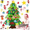 DIY Filz Weihnachtsbaum Weihnachtsdekoration für Zuhause Navidad 2022 Neujahr Weihnachtsschmuck Weihnachtsmann Weihnachten Kindergeschenke