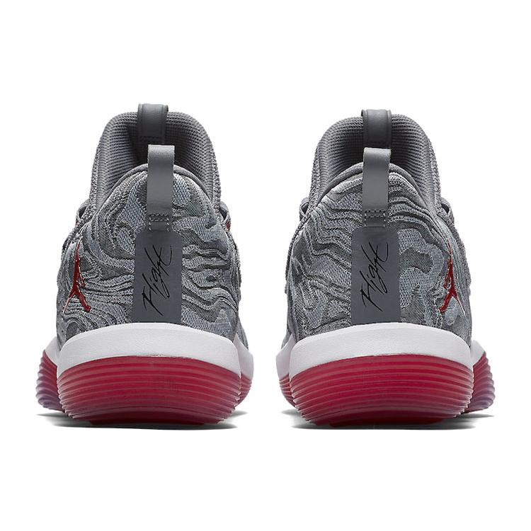 Air Jordan SuperFly 2017 Low Grey Red AJ2664-004