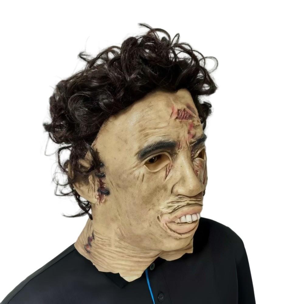 Kettensägenmann Latexmaske Für Halloween Horror Kostüm Party Zubehör