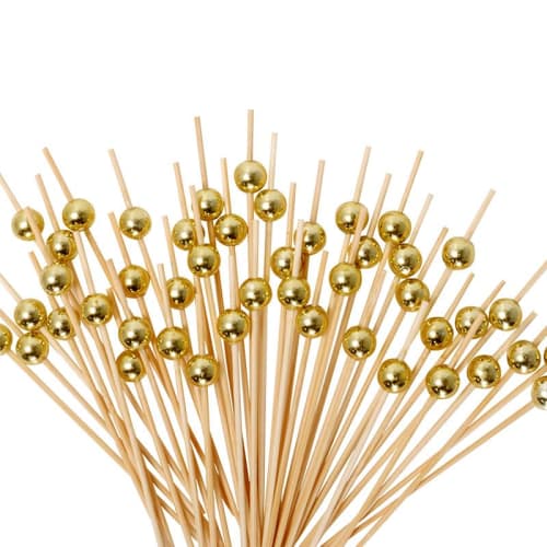 200 Engångs Fruktspett, Bambuspett, Blomsterspett, Fruktgafflar, Kreativa Konstnärliga Tandpetare, Cocktailspett, Smörgåsspett, Fruktinsatser,