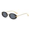 New Vintage UV400 Oval Sunglasses Full Frame Versatile Simplicity Advanced Ultraviolet Proof Travel Beach Shades Glasses