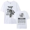 Malachi Barton Magliette Grafiche Zzombies Worlds Collide Tour 2025 T-shirt Manica Corta Cotone Maglietta Femminile Streetwear Maglietta Donna