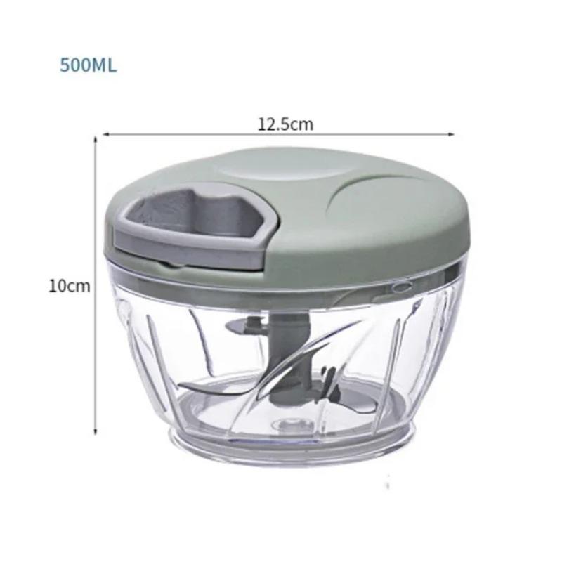 500/900ML Knoblauchhacker Manuelle Knoblauchpresse Lebensmittel Gemüseschneider Fleischwölfe Küchenhelfer Handfleischwolf Knoblauchstampfer