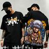 Nuovo Arrivo Estivo T-shirt a Maniche Corte con Stampa Pattern unisex stampa anime casual alla moda streetwear stile Y2K