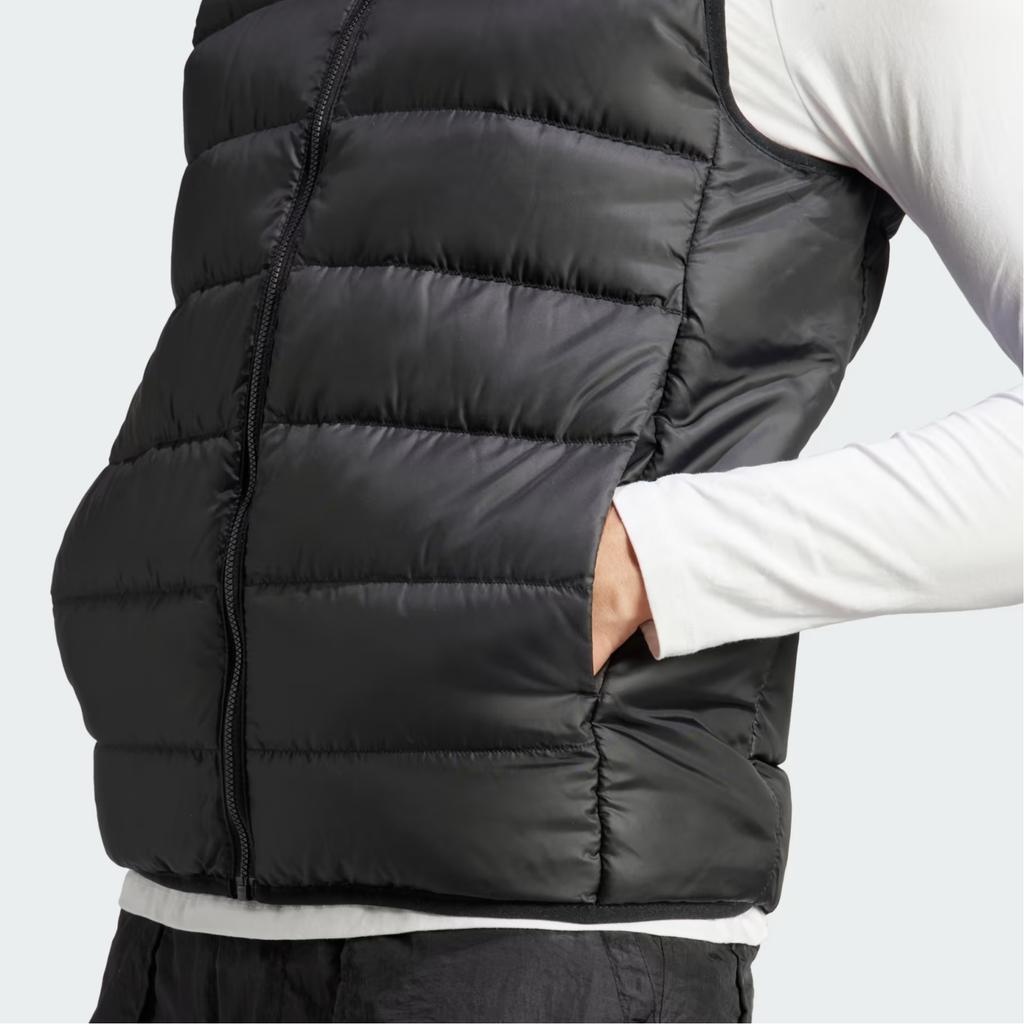 adidas Essentials 3-Stripes Light Down Vest Men Vest Black HZ5728