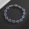 Fashionable and Exquisite Shiny Zircon Sunflower Bracelet Women's Trendy Dinner Party Jewelry Girls Gift