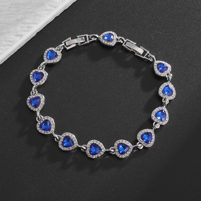 Fashionable and Exquisite Shiny Zircon Sunflower Bracelet Women's Trendy Dinner Party Jewelry Girls Gift