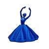 3D Printed Spinning Ballerina Fidget Toy Ballet Dancer Spinner Kinetic Desk Toy Expanded Sensory Stress Relief Toy for Home Office