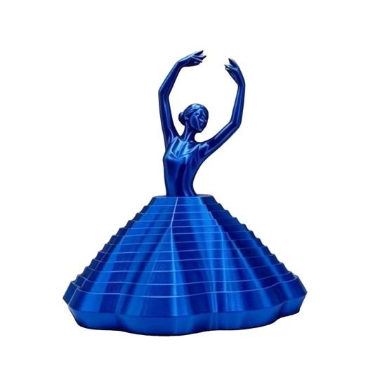 3D Printed Spinning Ballerina Fidget Toy Ballet Dancer Spinner Kinetic Desk Toy Expanded Sensory Stress Relief Toy for Home Office