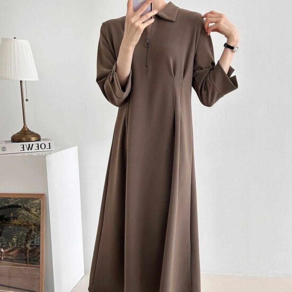 New Arrivals Open Run Women Long Sleeve Dress