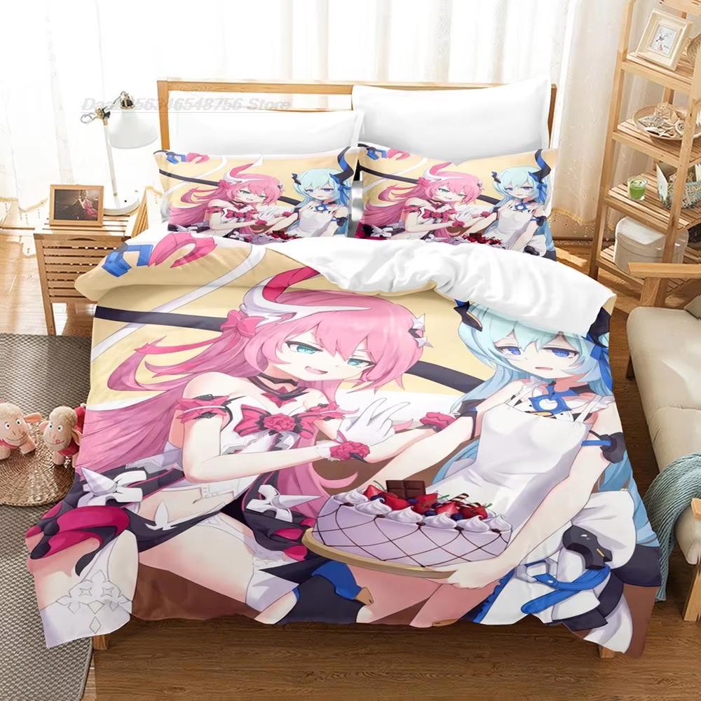 Honkai impact 3rd Bedding Set Single Twin Full Queen King Size Bed Set Adult Kid Bedroom Duvet cover Sets 3D Print Kawaii Anime