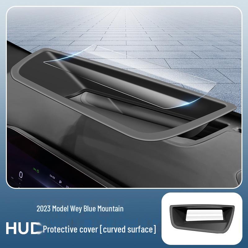 Blue Mountain Curved HUD Protector Dust Cover for 23-24 Wey Model Car Dashboard