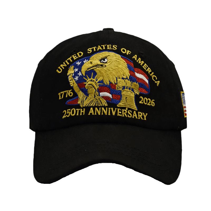 250th US Independence Day Commemorative Baseball Cap Comfortable Light Outdoor Hat Present for Fathers and Veterans