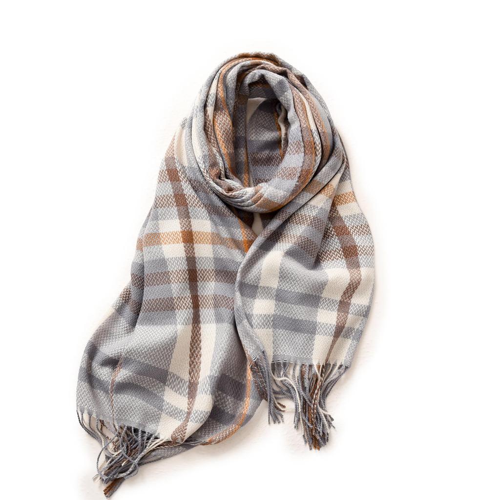 Woman Winter Warm Autumn Wrap Scarves Female Blanket Plaid Scarf Thick Large Shawls