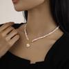 Natural Freshwater Baroque Long Pearl Necklace Women's Broken Silver Irregular Shell Sweater Chain Autumn and Winter Sweater Chain Tide
