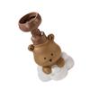 Bear Shape Foaming Soap Container, Soft Foam Dispenser Pump Foam Dispenser for Daily Skincares Routine Travel