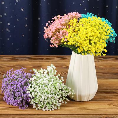 Fake Flower Simulation Flower Gypsy Diy Ornament Artificial Wedding Wedding Living Room Home Decoration Plastic Bouquet