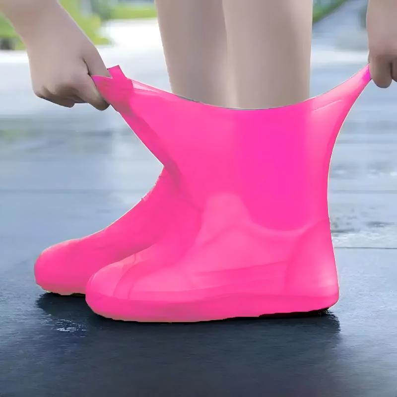 Reusable Rain Boots Waterproof Shoes Covers Rubber Rain Boot Covers for Outdoor