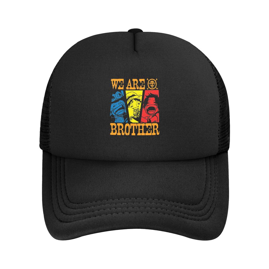 Trafalgar D Water Law Onepieces Mesh Baseball Caps Trucker Worker Hats Monkey D Luffy Anime Adjustable Summer Racing Cap