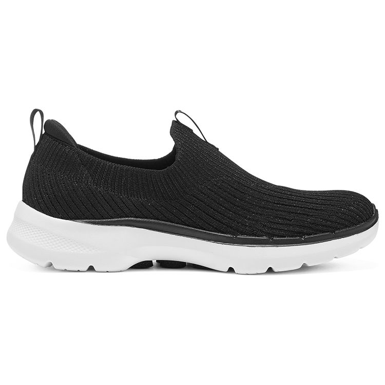 Skechers Go Walk 6 Textil Confortabil Durabil Pantofi Casual cu Top Jos Adidași Femei Negru 124521-BLK