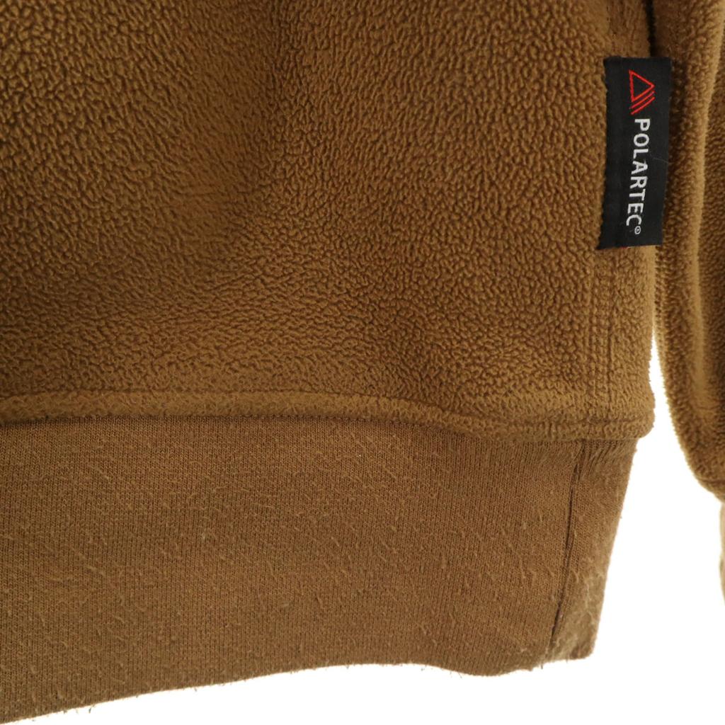 A Bathing Ape Long Sleeve Freeze Trainer S Brown Polartec Men's Used