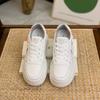 Genuine Leather Thick Soles Women's Spring Casual Sports Shoes