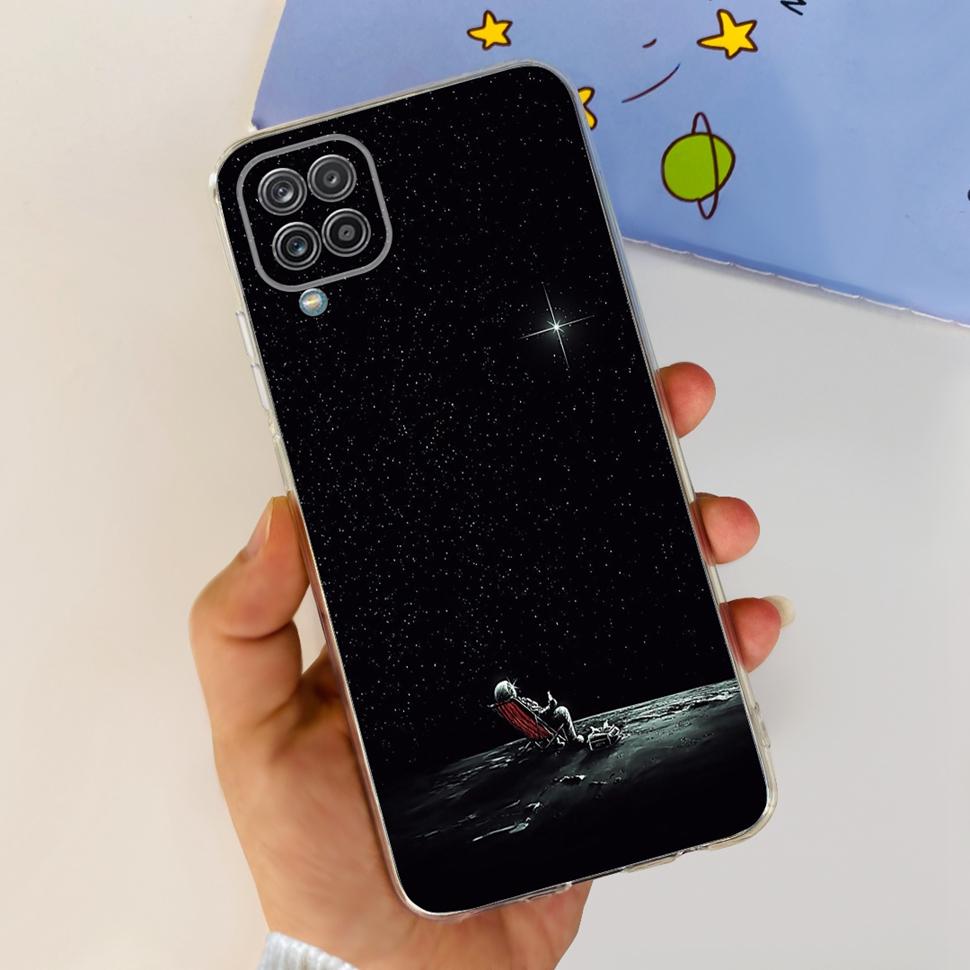 For Samsung Galaxy A12 Case Cute Fashion Patterned Cover For Samsung A 12 GalaxyA12 Soft TPU Silicone Phone Case Shell 6.5"