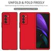 For Samsung Z Fold 2 6 5 4 3 Fold6 Fold5 Fold3 Fold4 Folding Bag Case for Samsung Galaxy Z Fold 2 5G Fold2 Matte Feeling Cover
