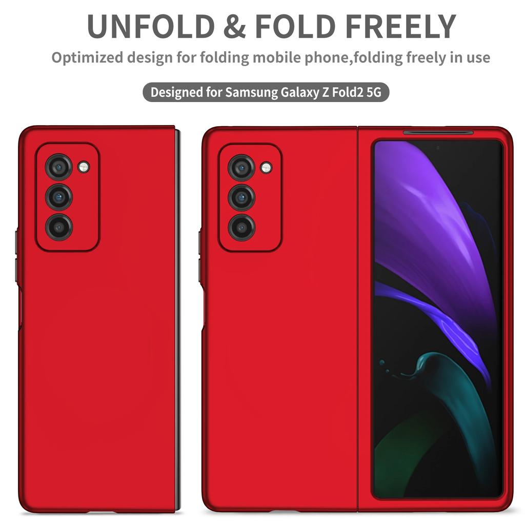 For Samsung Z Fold 2 6 5 4 3 Fold6 Fold5 Fold3 Fold4 Folding Bag Case for Samsung Galaxy Z Fold 2 5G Fold2 Matte Feeling Cover