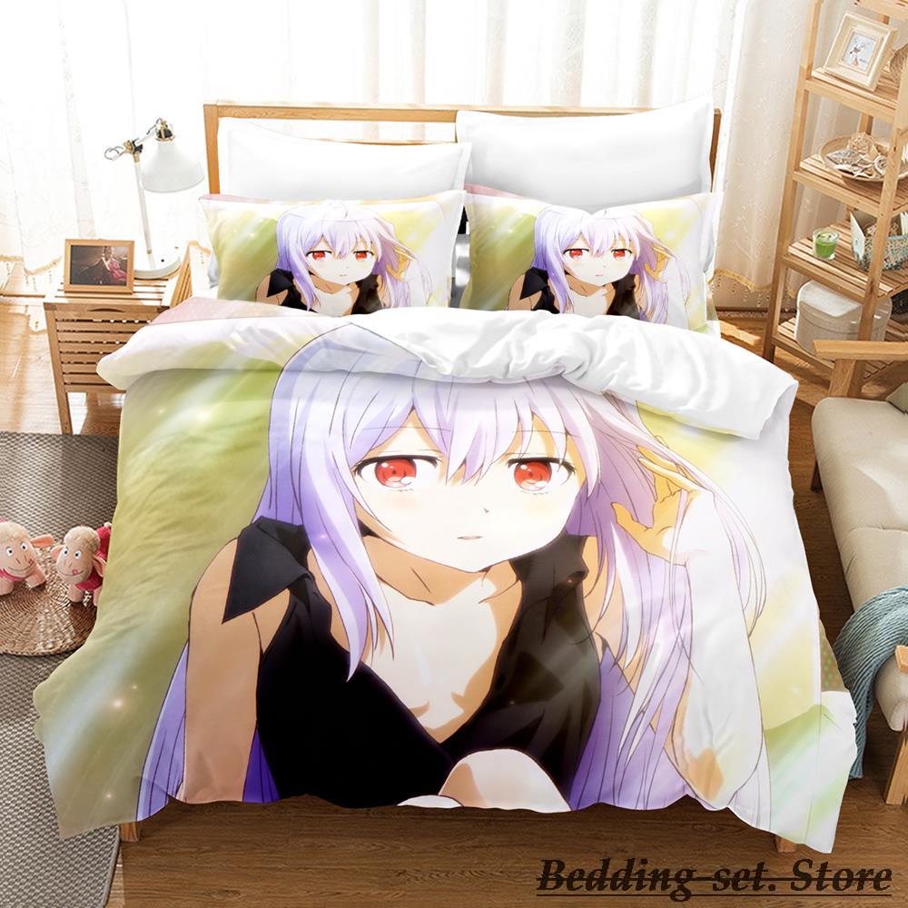 PLASTIC MEMORIES Bedding Set Single Full Queen King Size Bed Set Adult Kid Bedroom Duvetcover Sets Anime Parure De Lit Bed