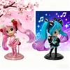 New Anime Figure Pink Dress Pvc Model Action Toys Cherry Pink Cherry Blossom Decoration Collect Gifts