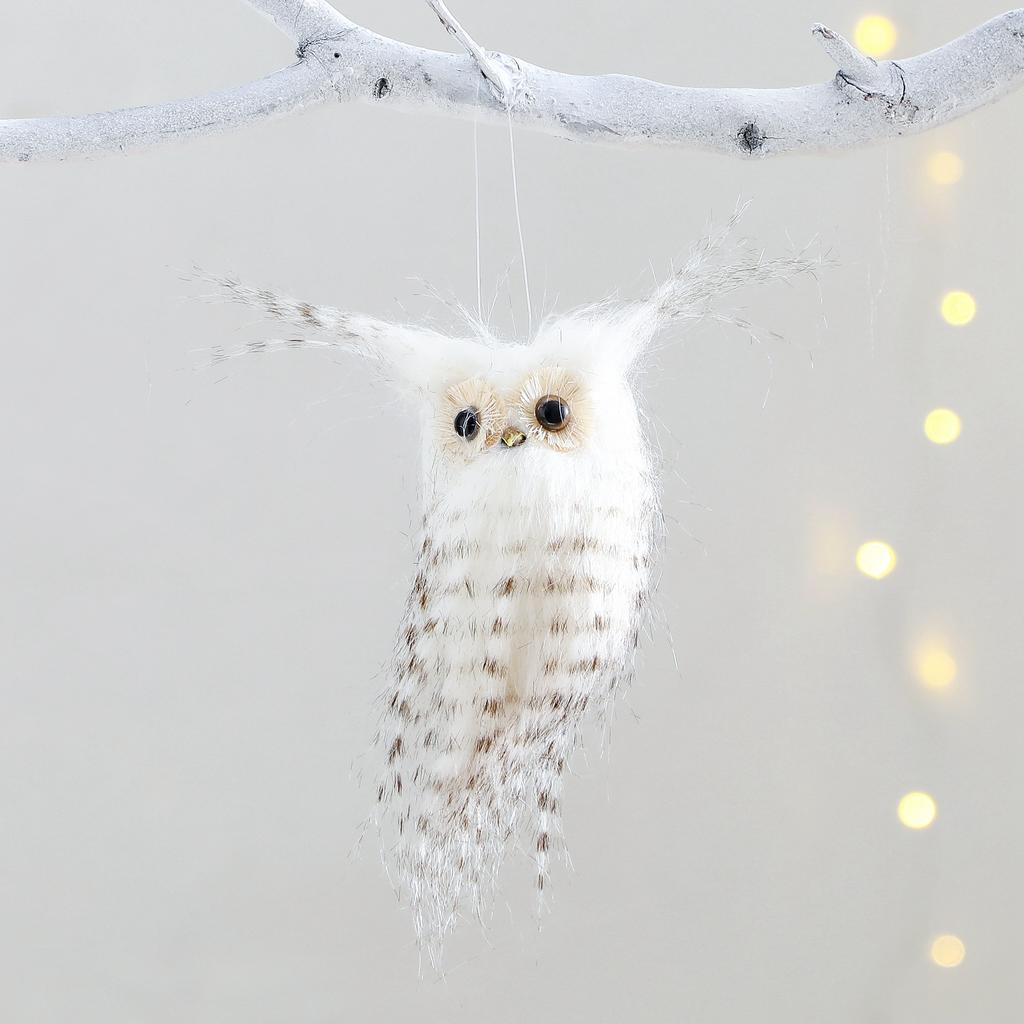 Owl Christmas Tree Pendant Cartoon Owl Pendant Halloween Hanging Decorations Creative Holiday Gifts Party DIY Supplies