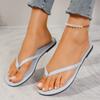 Damesschoenen 2024 Zomer Hot Selling Effen Kleur Teenslippers Damesslippers Lage Hak Casual Grote Maat Dames Strand Schoenen