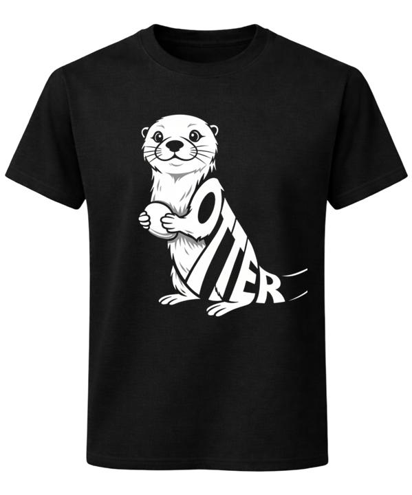 T-shirt Loutre Unisexe Drôle Jeu de Mots Animalier Graphique