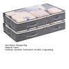 2Pcs Under Bed Storage Bag Durable Space-saving Zipper Closure Clothes Storage Containers for Home Bedroom