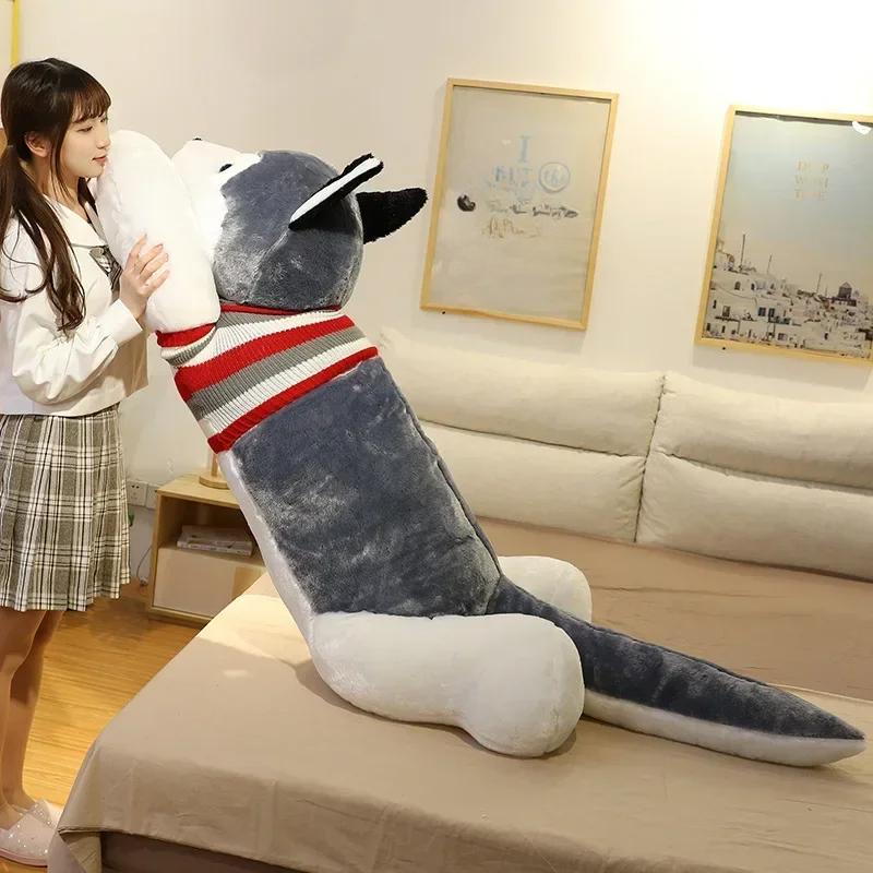 50cm Cuddly Husky Dog Plush Toy Soft Stuffed Puppy Animal Doll Sleeping Pillow Cushion Home Decoration Kids Birthday Gift