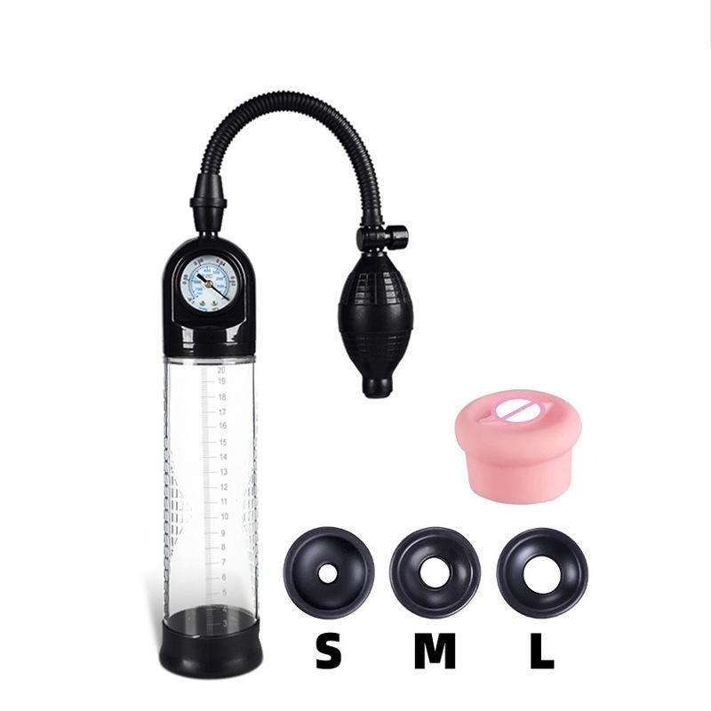 Penis Pump Enlargement Vacuum Dick Extender Men Sex Toy Increase Length Enlarger Male Train Erotic Adult Erection Trainer