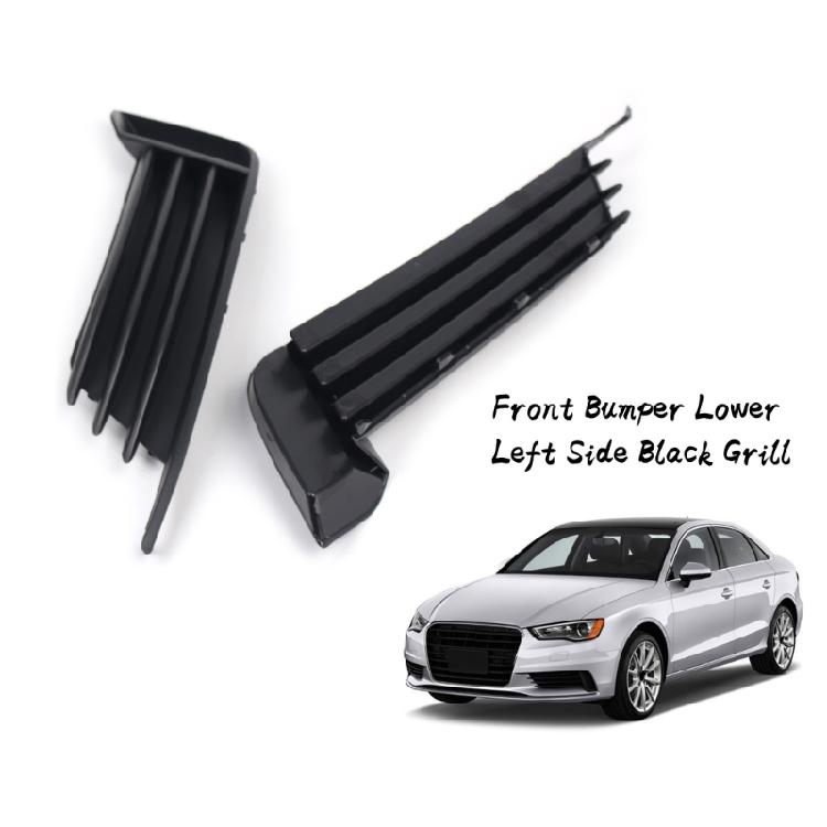 Mesh Hoods Auto Bumper Grilles Guard For 2013-2017 Saloon Or Convertible Models Plastic Grill Black