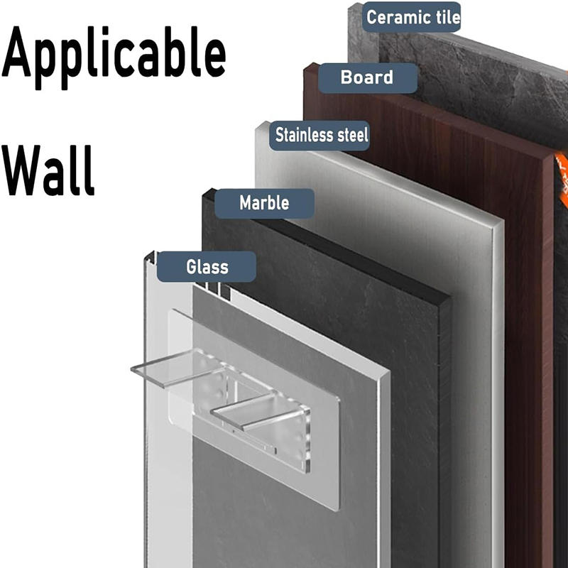 10/20pcs/bag Seamless Adhesive Laminated Board Holders Reinforced Holders For Wardrobe Layered Shelf Fixation Without Drilling