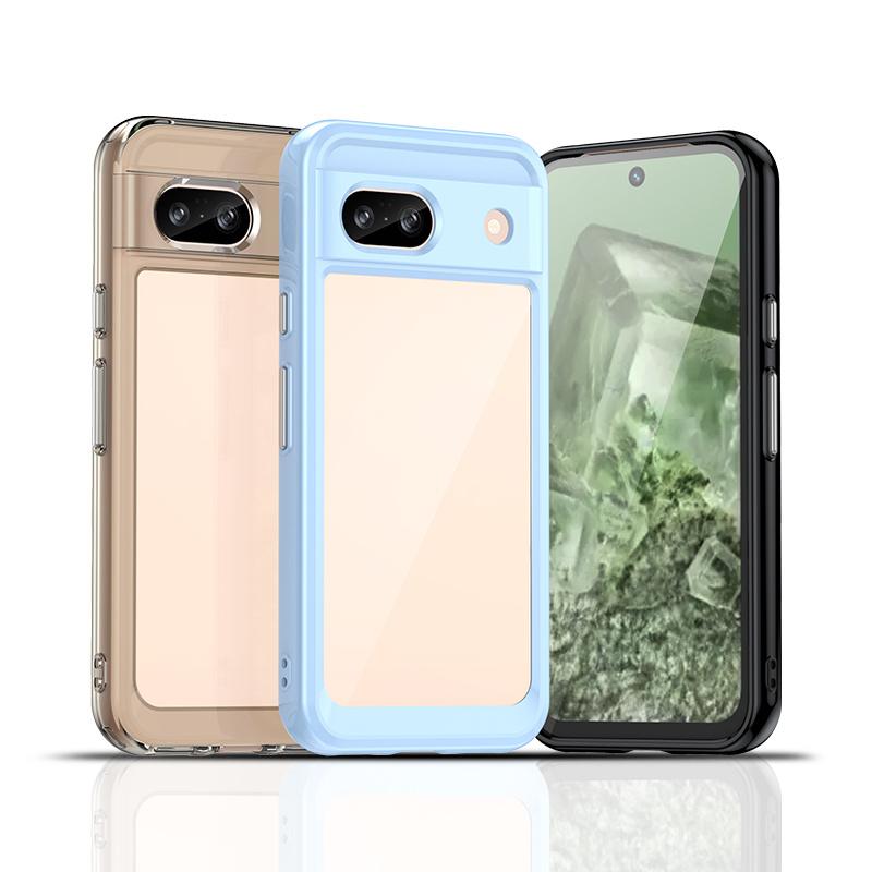 Voor Google Pixel 9 Pro Transparant Kleurrijk TPU Hoesje voor Google Pixel 8A 8 Pro Beschermhoes Helder Schokbestendig Volledige Bescherming Hoes