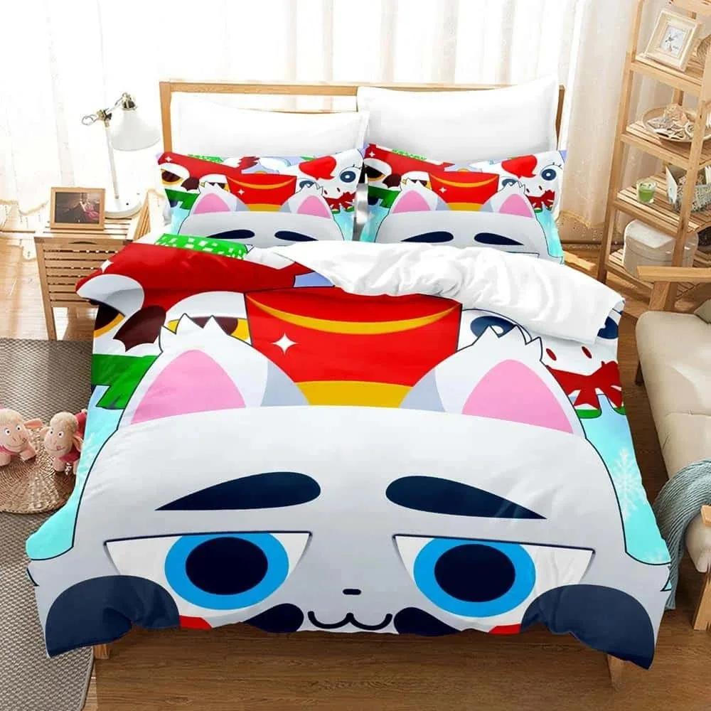 New 3D Game Pet Simulator X Beding Set Single Twin Ful Quen King-Sized Dimensionsd Dimensions Bed Linen Set Adult People Kid Bedrom Duvet cover Set