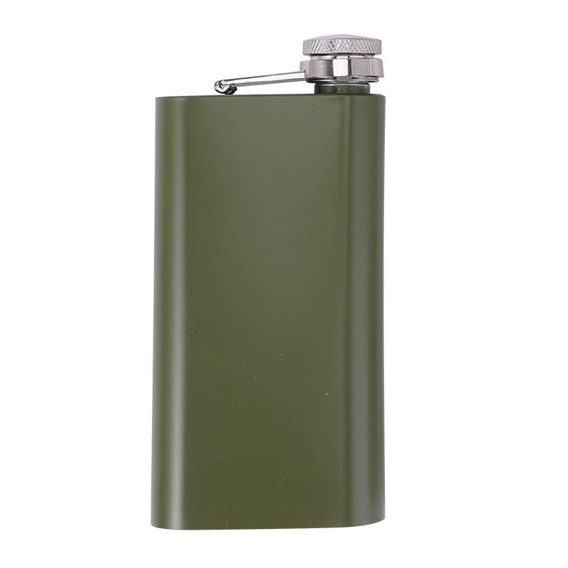 1PC Household Small Wine Jug Outdoor Portable Mini Wine Set Outdoor Portable Flat Kettle Camping Stainless Steel Wine Jug Baijiu Jug