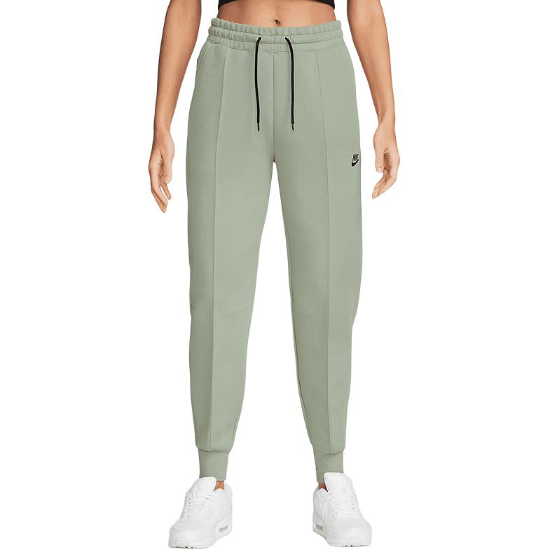 Nike FW24 AS W NSW TCH FLC MR JGGR Gedrucktes Logo Lässige Atmungsaktive Gestrickte Sporthose Damen Hose Grün FB8331-370