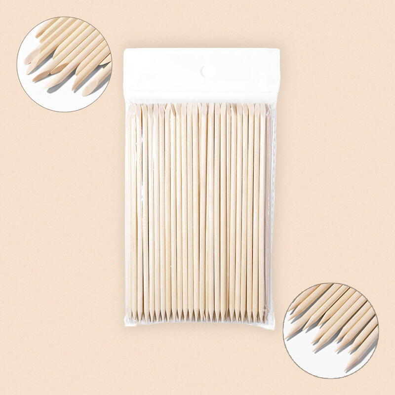 Matériau Pièces Pierre Ongle Bâton Bois 15cm 100P DD-11800