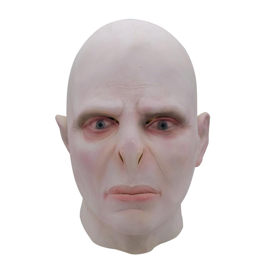 Realistic Harry Potter Lord Voldemort Mask High Quality Cosplay Headgear