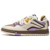 Li Ning Weiw Pro Skateboard Series Comfortable Versatile Non-Slip Durable Low-Top Skate Shoes Women Sneaker White Brown Purple AECU032-3