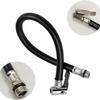 Air Pump Replacement Hose Universal Tire Inflation Extension Hose Rubber Material Tire Inflation Adapter for Motorcycles Cars